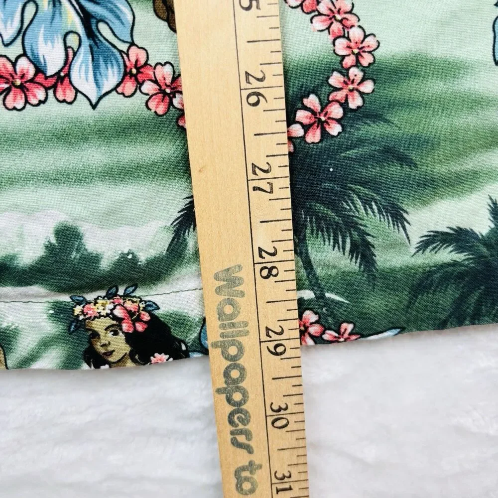 Vintage Aloha Republic Hula Girls Hawaiian Shirt Size Large Made In Hawaii USA - Picture 14 of 14